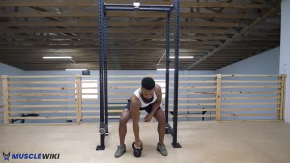 Kettlebell Single Arm Clean And Press