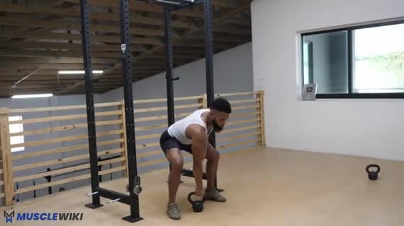 Kettlebell Single Arm Clean And Press