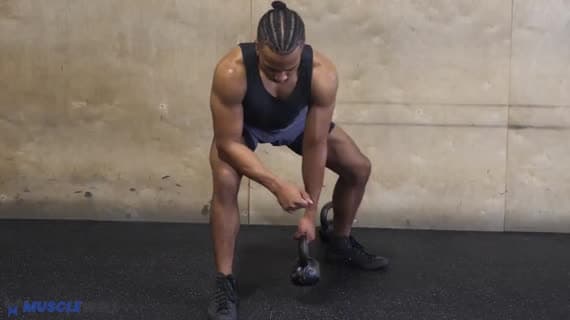 Remada Unilateral com Kettlebell