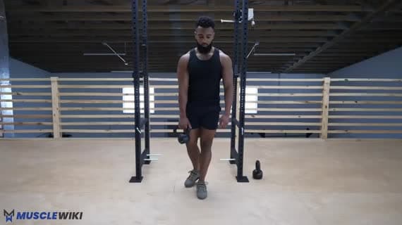 Kettlebell Tek Bacaklı Deadlift