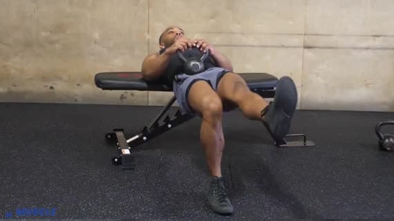 Einbeiniger Hip Thrust mit Kettlebell