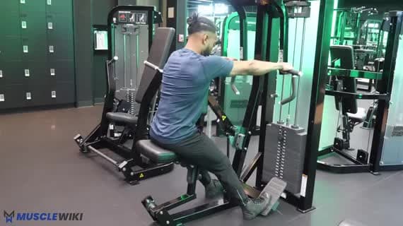 Rameur à Poignée Supérieure en Machine