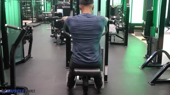 Rameur à Poignée Supérieure en Machine