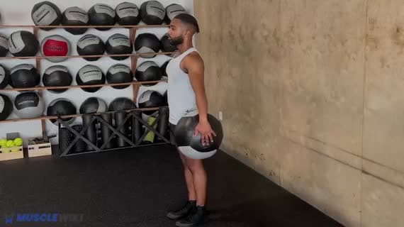 Abducción de Cadera con Balón Medicinal
