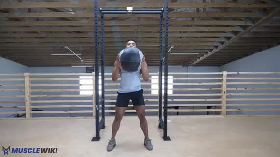 Medizinball-Thruster
