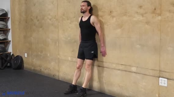 Wandgestützte Dorsalflexion