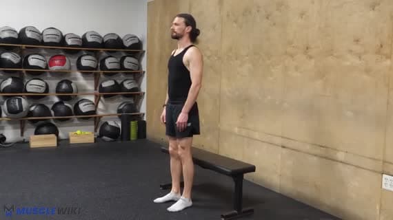 Box Squat Eccentrico a Gamba Singola