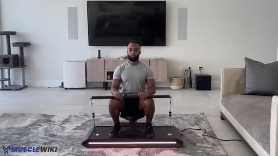 Vitruvian Élévation assise des mollets