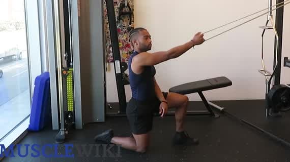 Band Kneeling Single Arm Pulldown