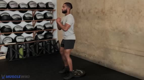 Squat con talloni sollevati