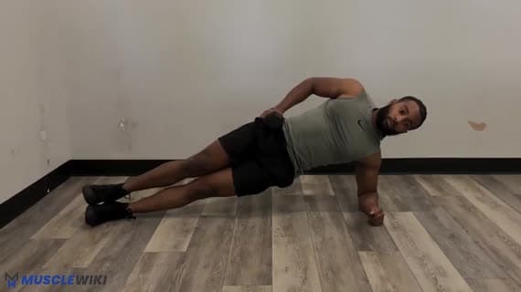 Dambıllı Yan Plank Up Down