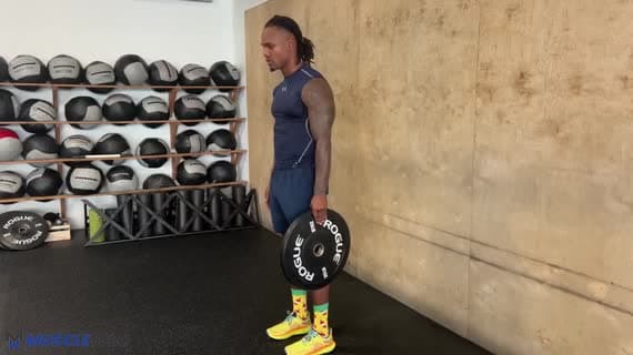 Flexión Lateral Con Disco En Agarre De Pinza