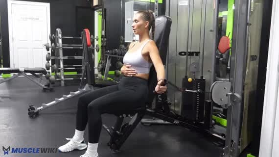 Cable Single Arm Incline Chest Fly