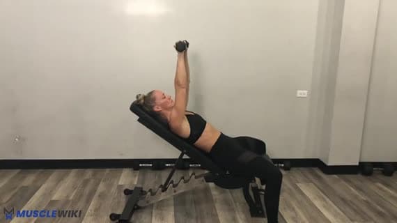 Dumbbell Guillotine Incline Bench Press