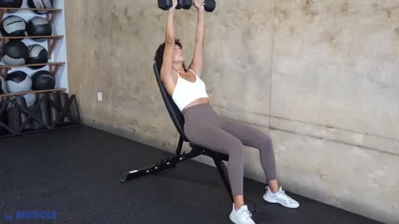 Dumbbell High Incline Bench Press