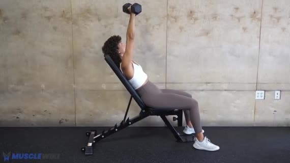 Dumbbell High Incline Bench Press