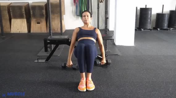 Dumbbell Single Arm Bench Braced Reverse Incline Curl