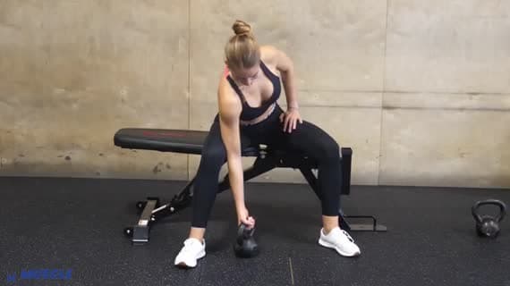 Kettlebell Concentration Curl