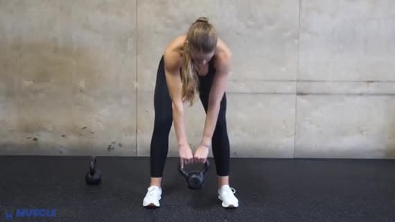 Kettlebell Rear Delt Row