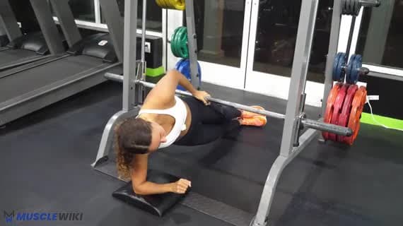 Smith Machine Side Plank Up Down