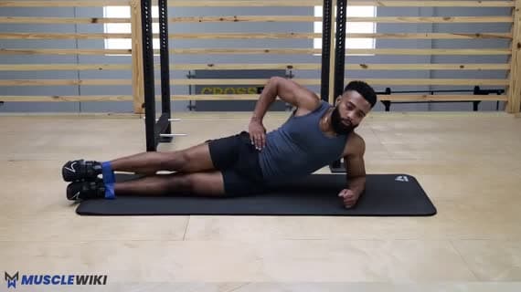 Mini Band Side Laying Hip Abduction