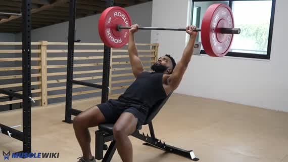 Barbell Guillotine High Incline Bench Press