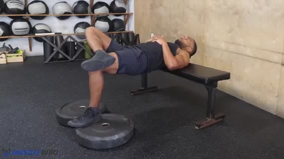 Bodyweight Figure Four Heels Elevated Hip Thrust