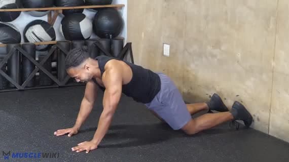 پلانک زانو بالا-پایین (وزن بدن)