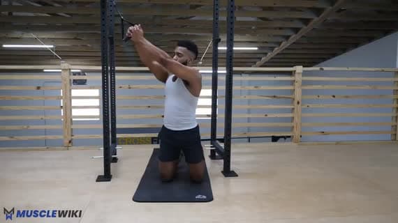 Cable Kneeling High To Low Wood Chopper