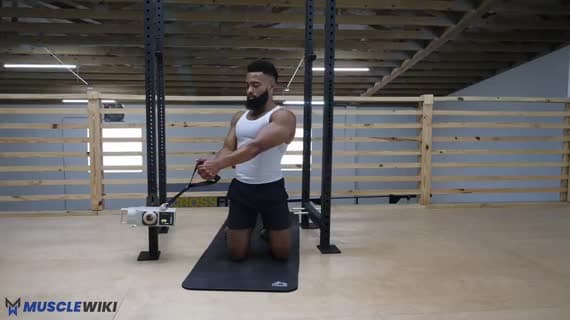 Cable Kneeling Low To High Wood Chopper