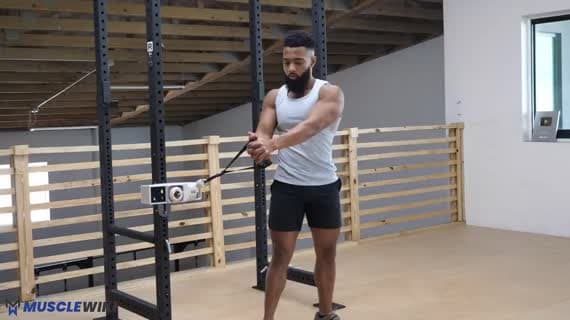 Cable Standing Low To High Wood Chopper