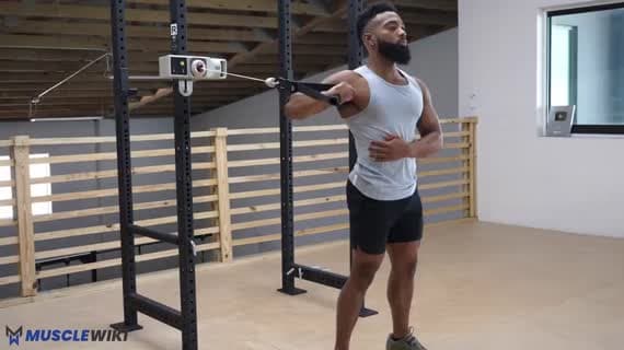 Cable Standing Single Arm Chest Press