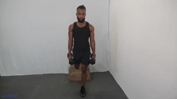 ダンベル・ブルガリアンスクワット