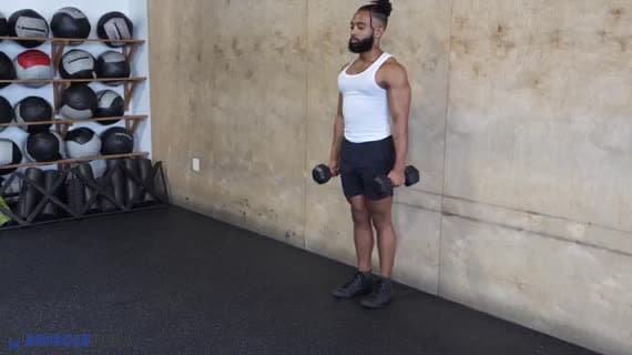 Dumbbell Forward Lunge