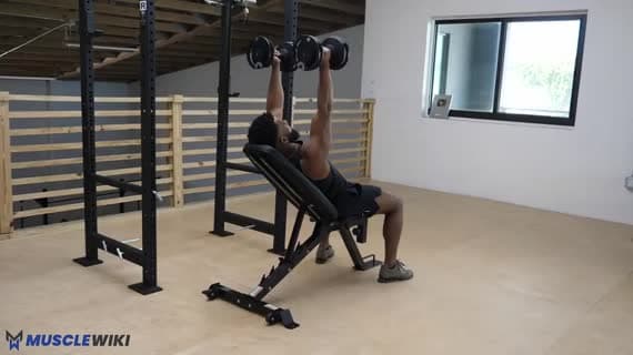 Dumbbell Neutral High Incline Bench Press