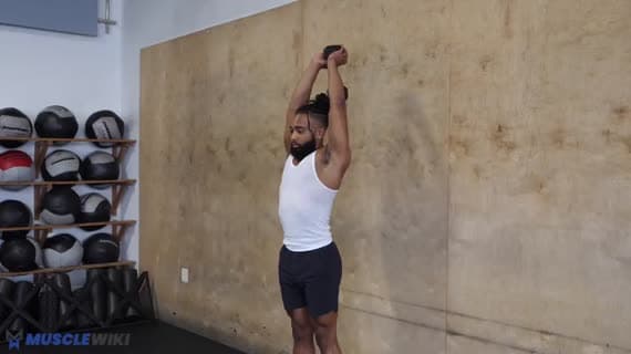 Dumbbell Overhead Tricep Extension