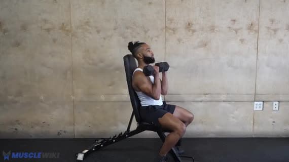 Dumbbell Seated Arnold Press
