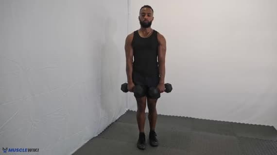 单腿哑铃直腿硬拉