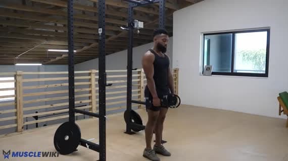 Dumbbell Spinal Jefferson Curl