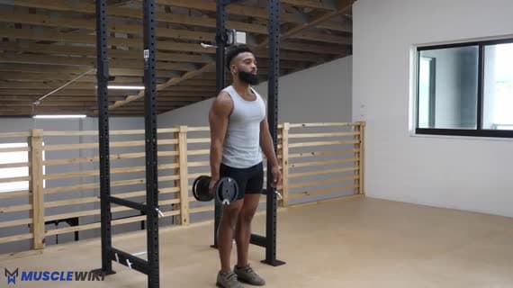 Dumbbell Standing Single Arm Twisting Curl