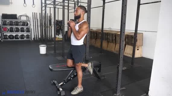 Kettlebell Half Kneeling Goblet Romanian Deadlift