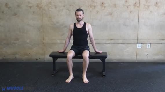 Seated Hip Flexion Hold