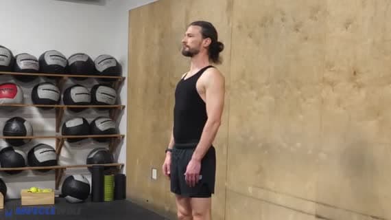 Flessioni del collo in piedi