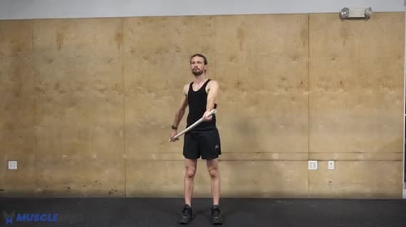 قابلیت انعطافپذیری شانه در حالت ایستاده