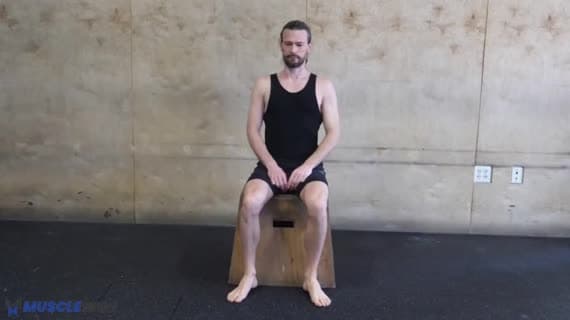 Сидячее натяжение локтевого нерва