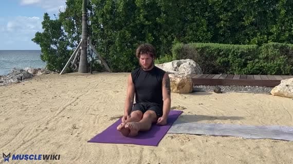 Siedzący skłon do przodu